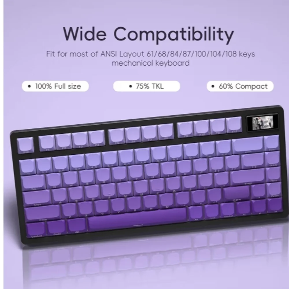 Purple Ombre Keycaps